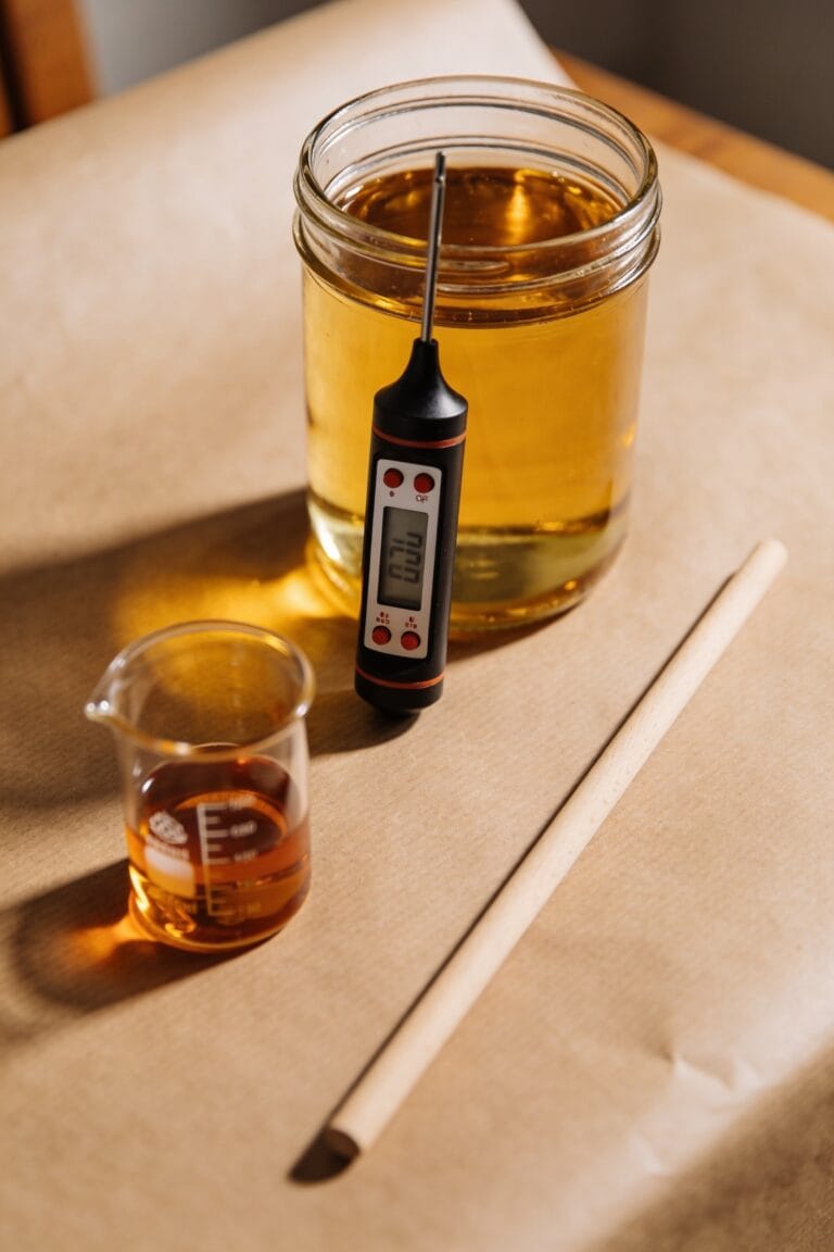 add fragrance at pour point