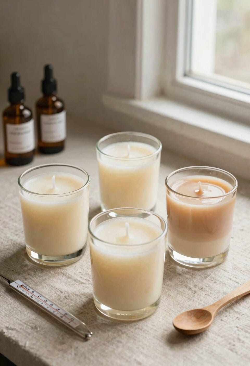 add fragrance at temperature specific windows