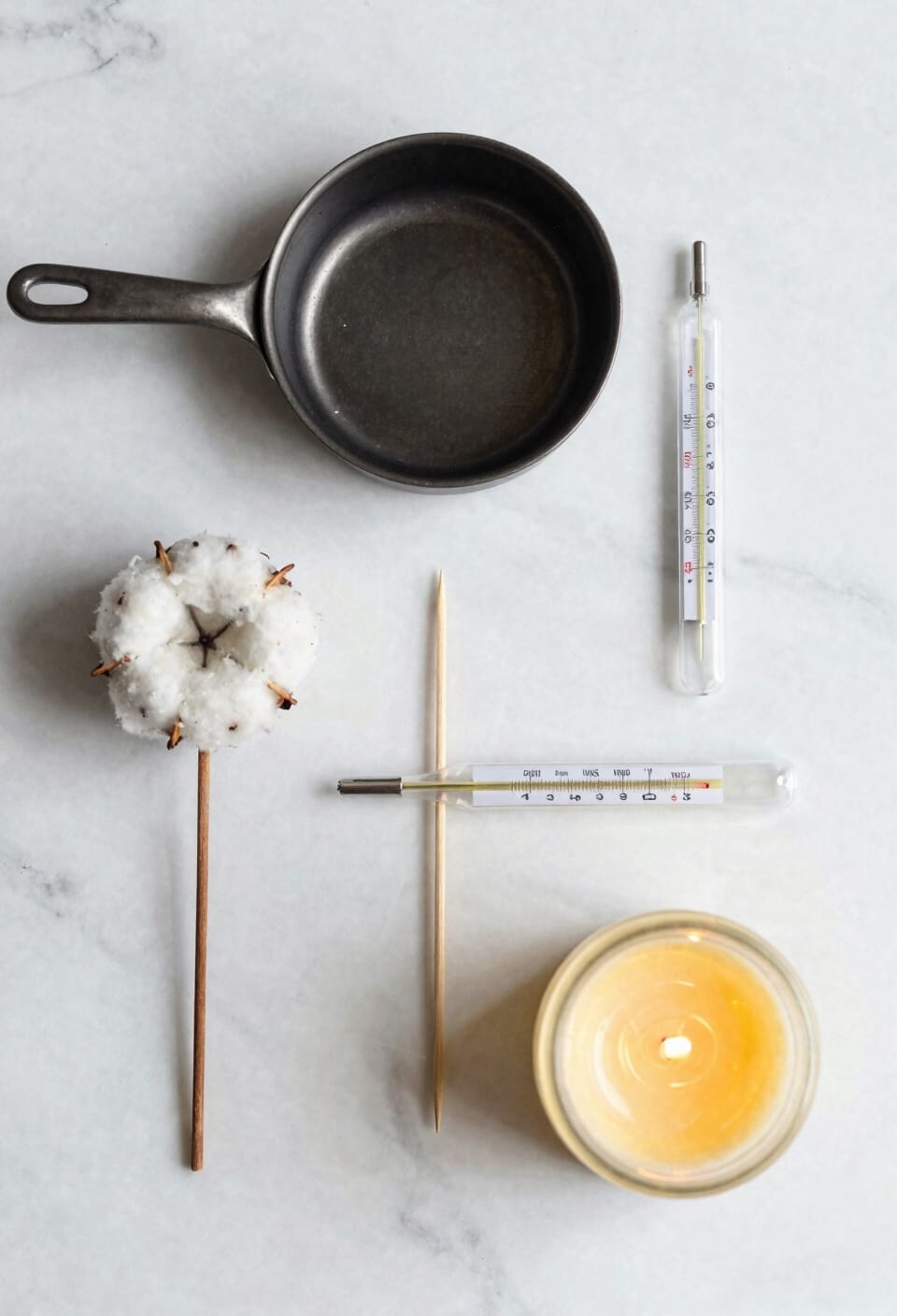 basic home wick priming setup