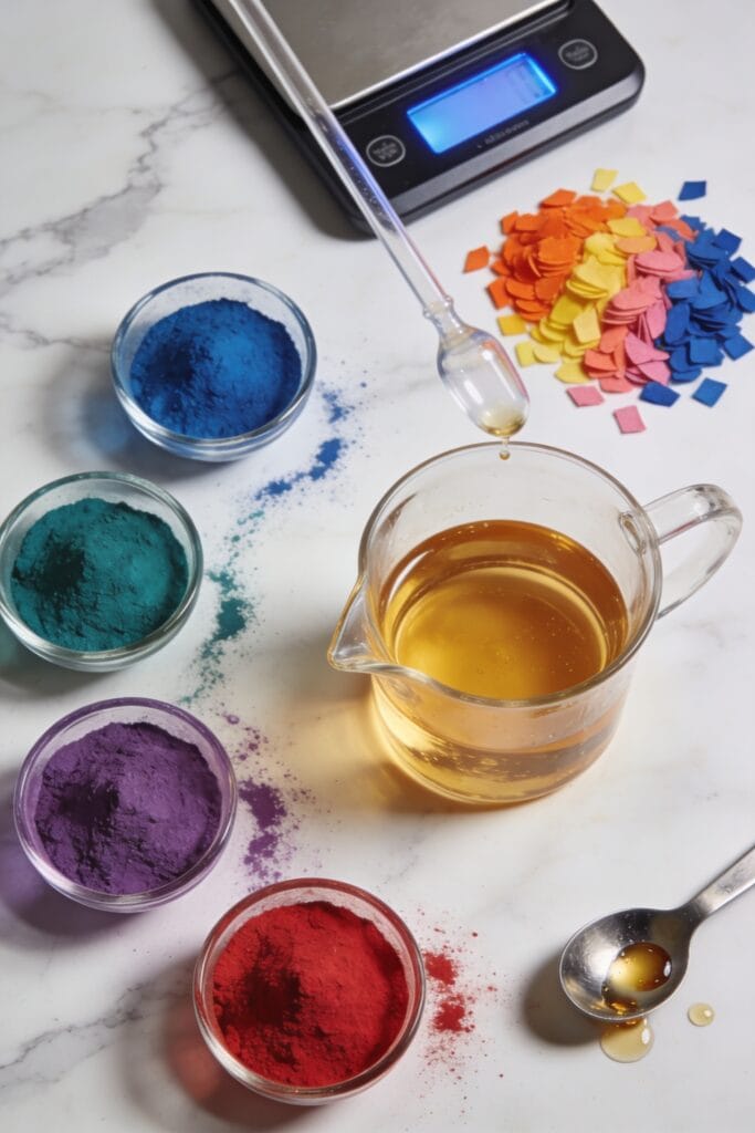 colorants amounts application specifics