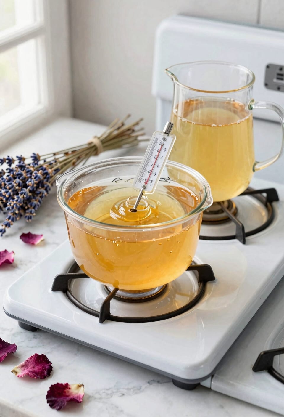 double boiler gentle soy melting
