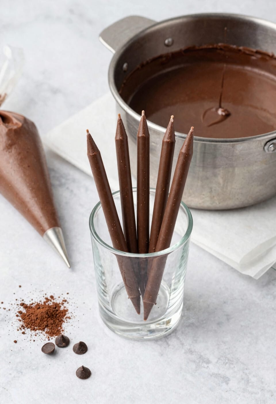 edible chocolate candle party