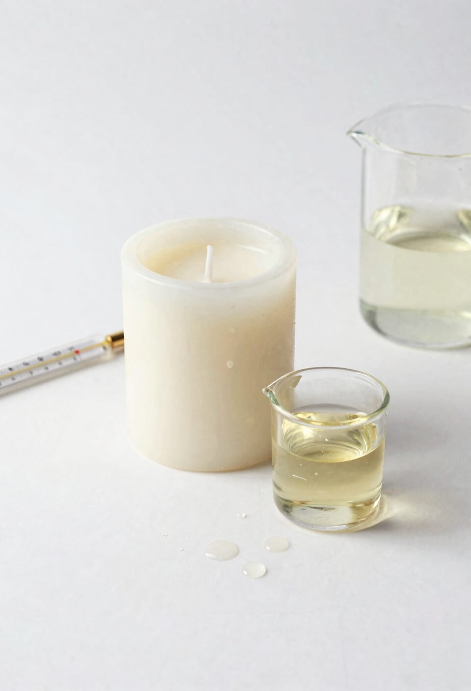 excess fragrance destabilizes wax