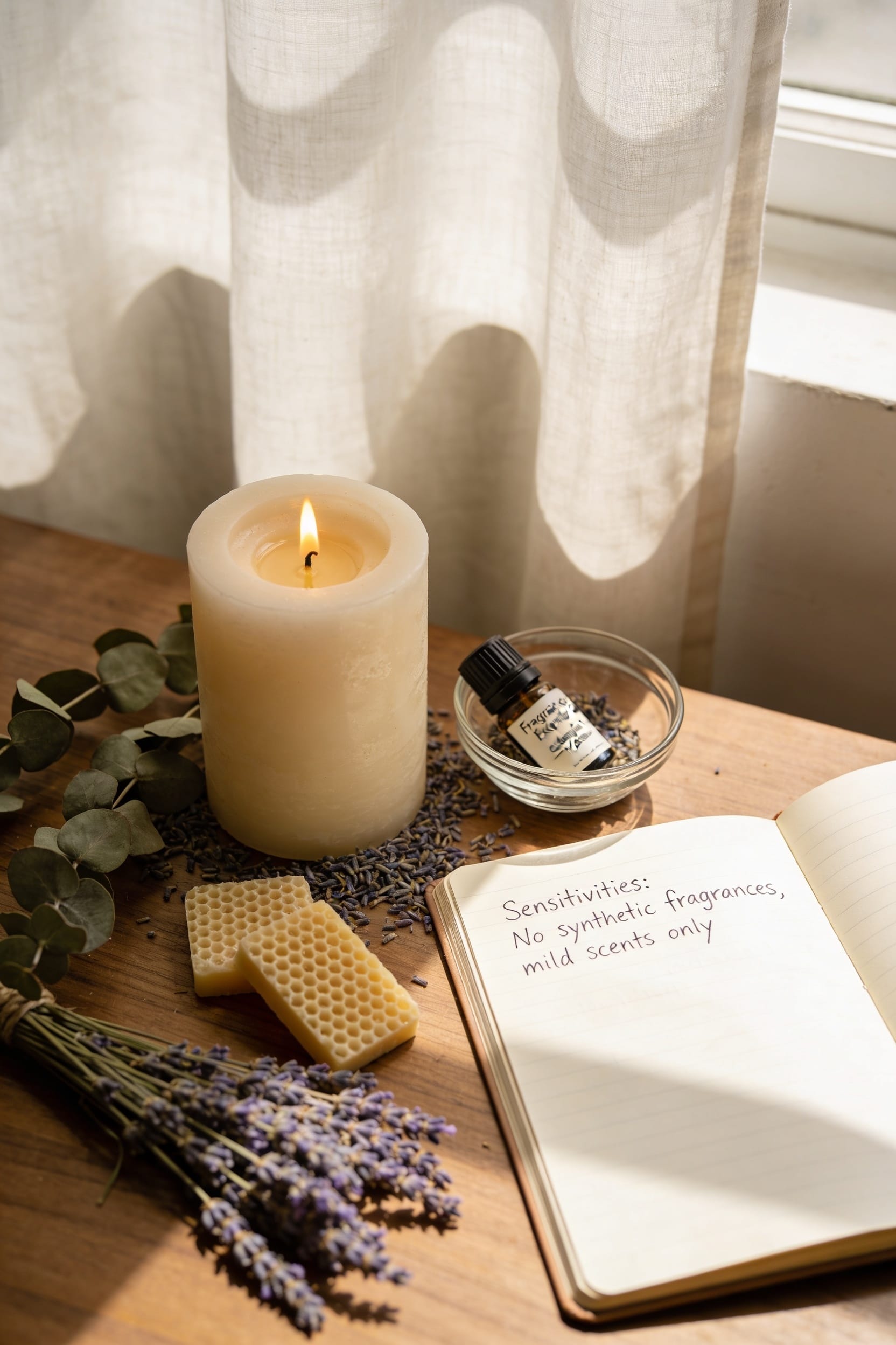fragrance induced candle allergy reactions
