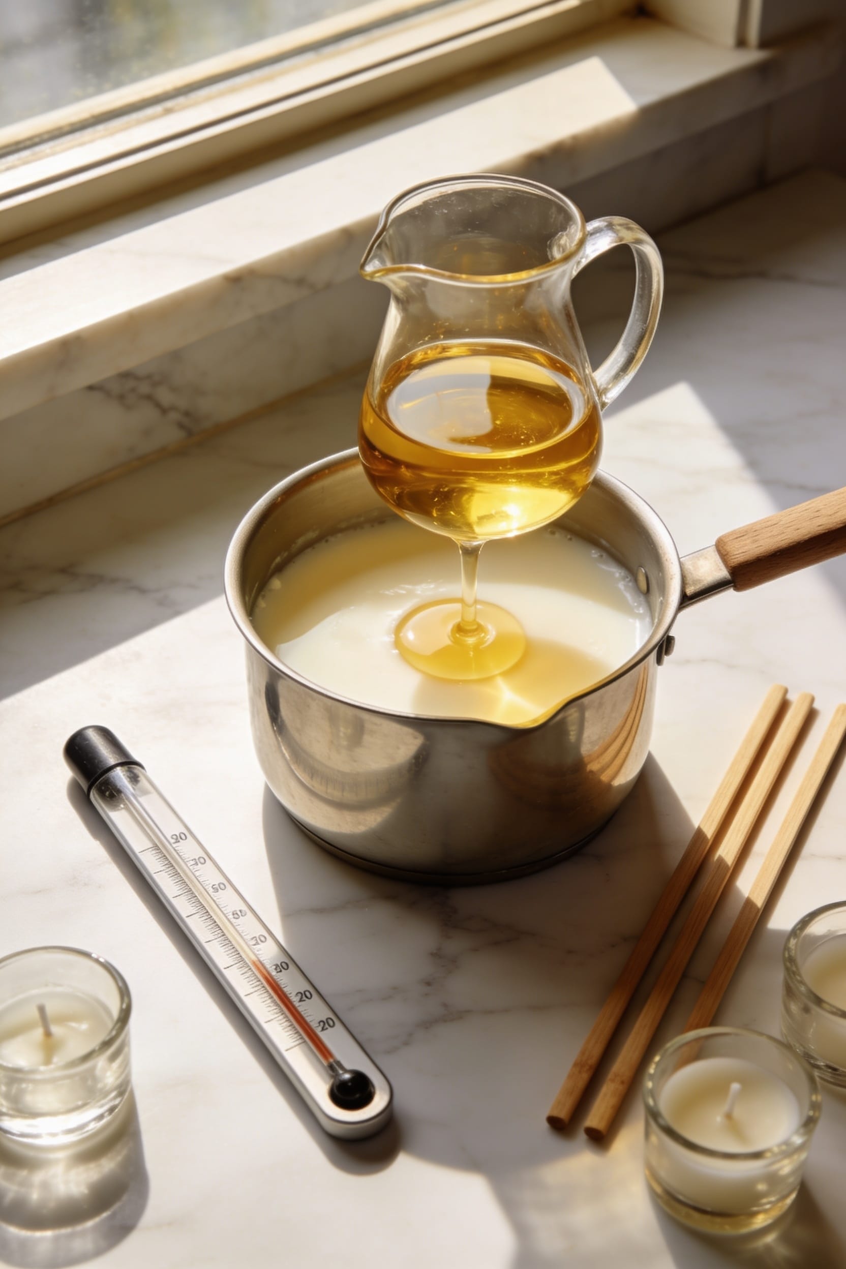 fragrance not binding with wax
