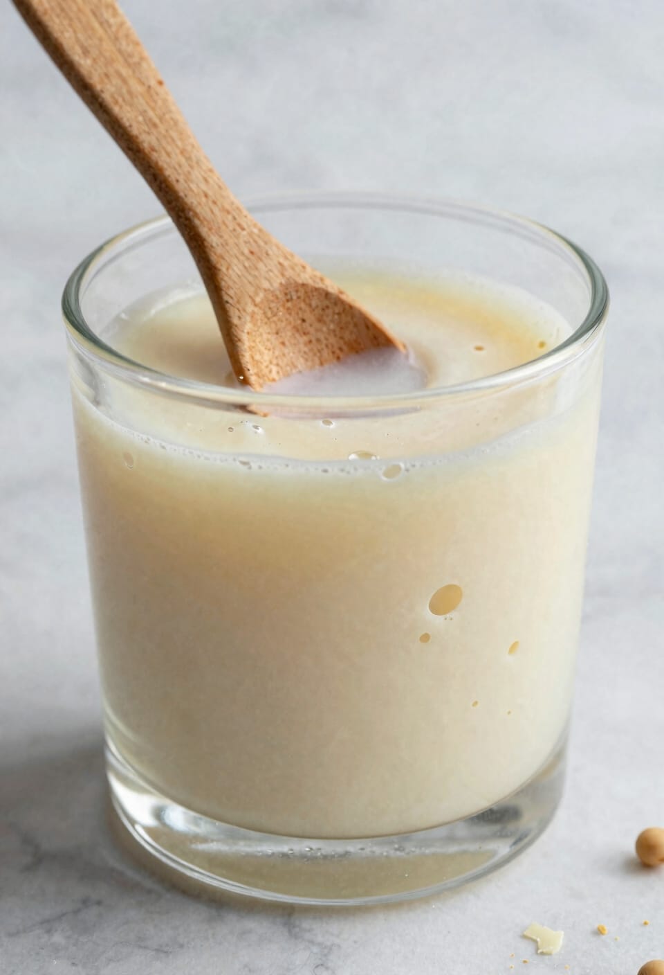 gentle stirring prevents air bubbles