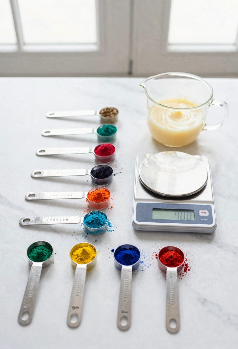 measure mica and dye precisely