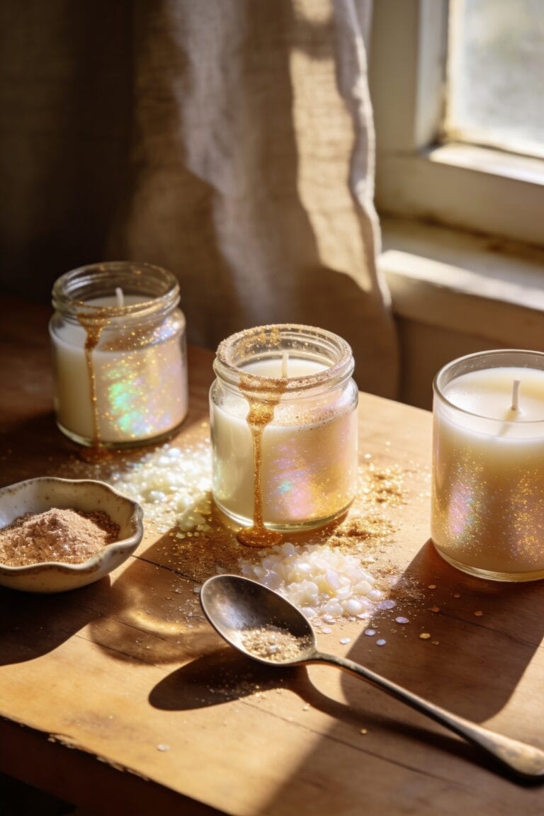 mica powder candle safety