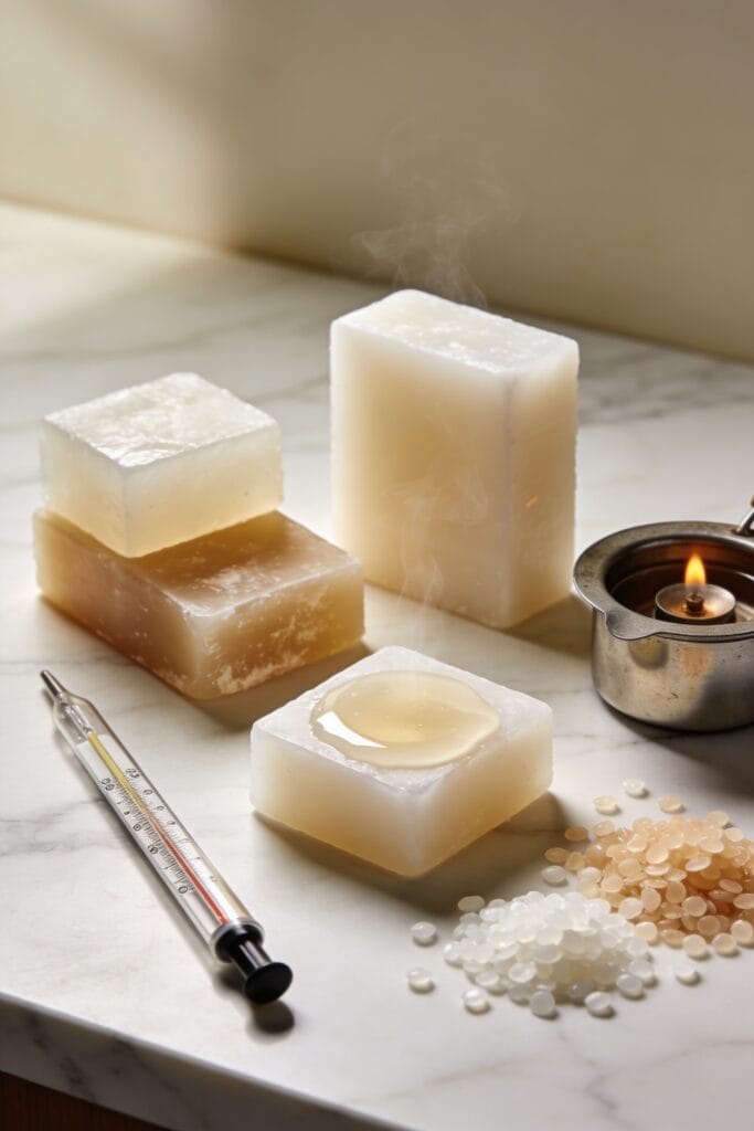 paraffin wax melting ranges
