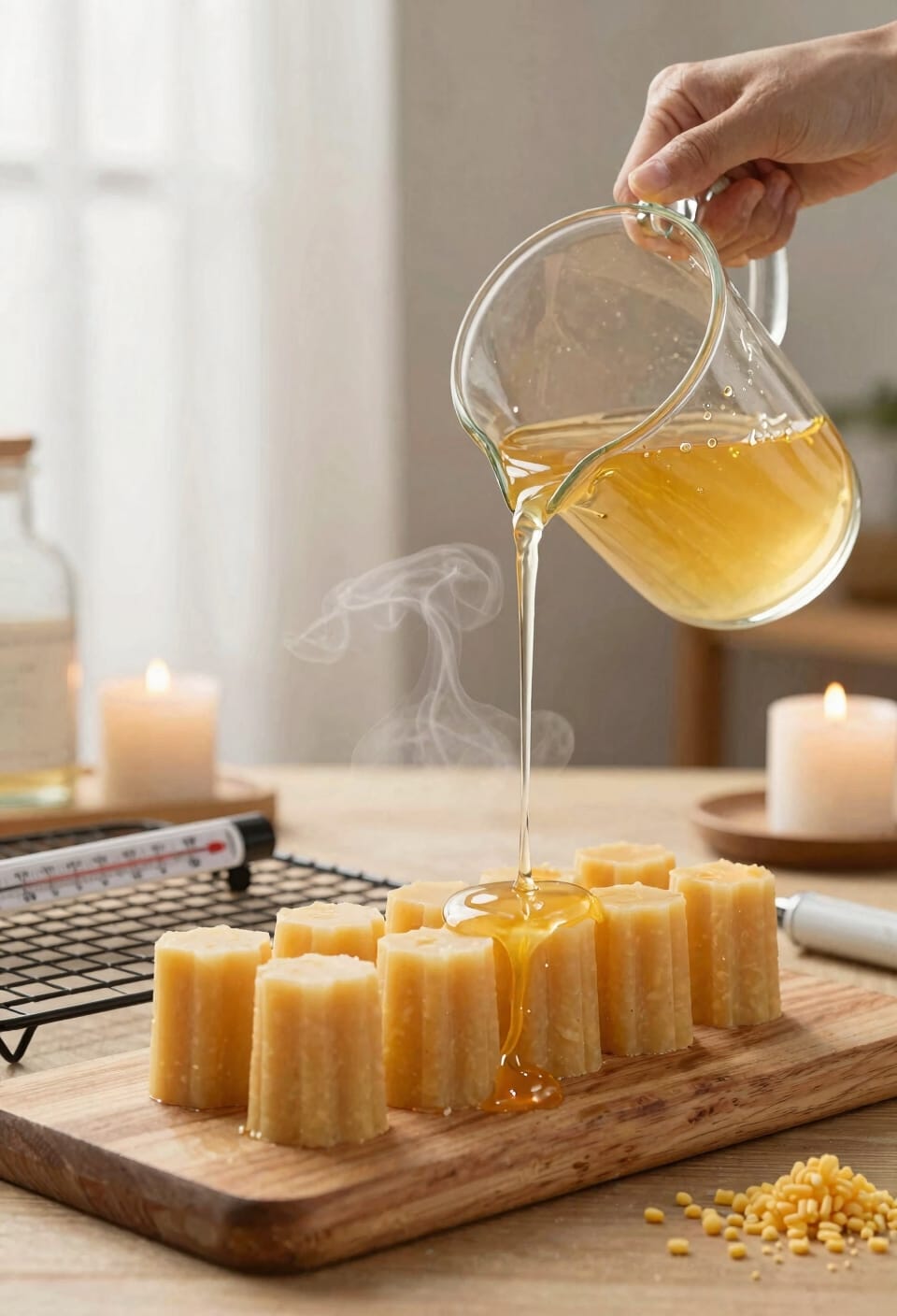 pour center wick cool undisturbed