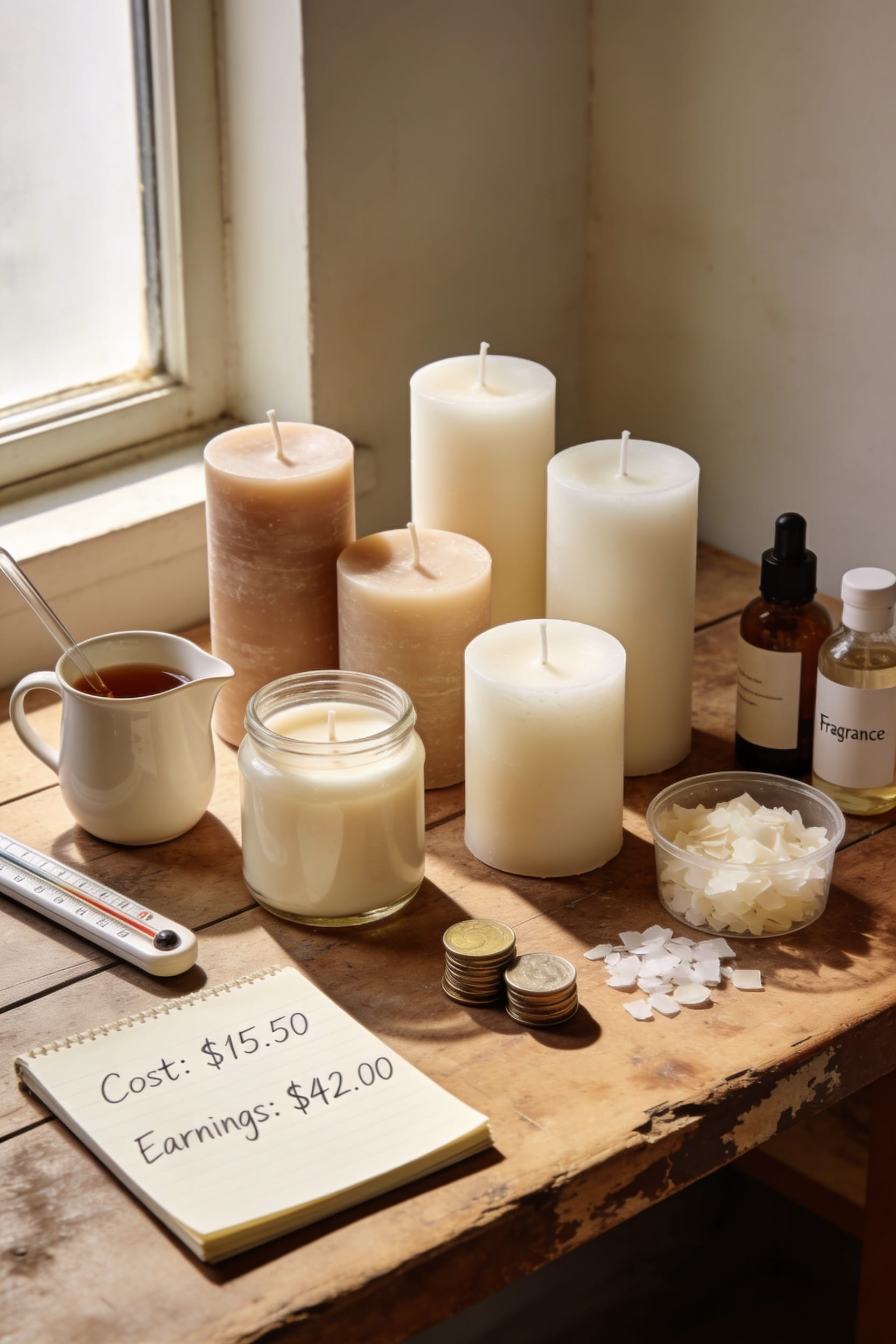 realistic candle business earnings