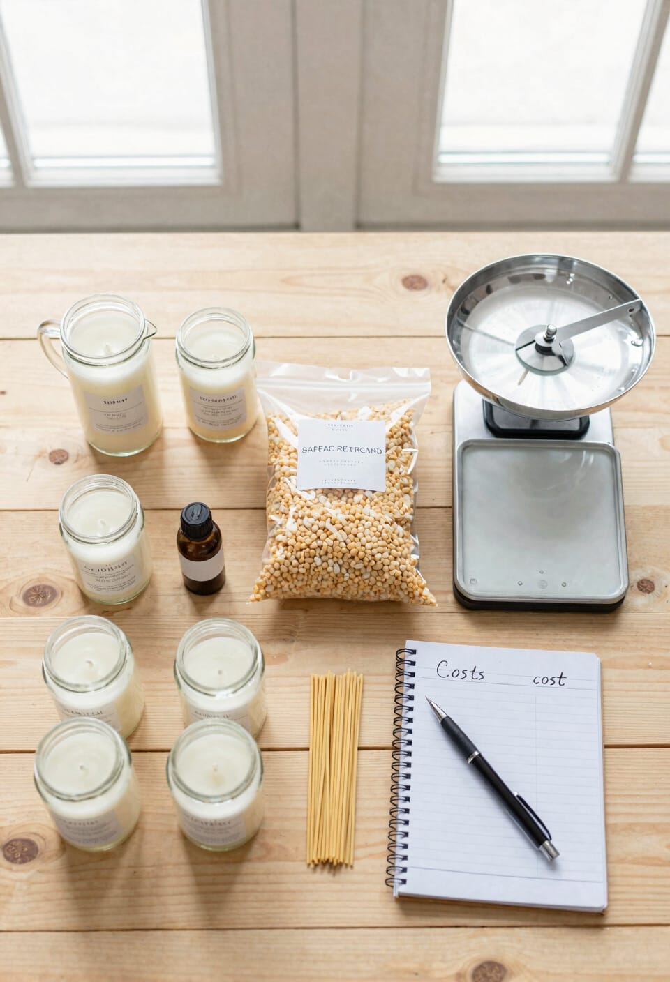realistic low cost candle startup
