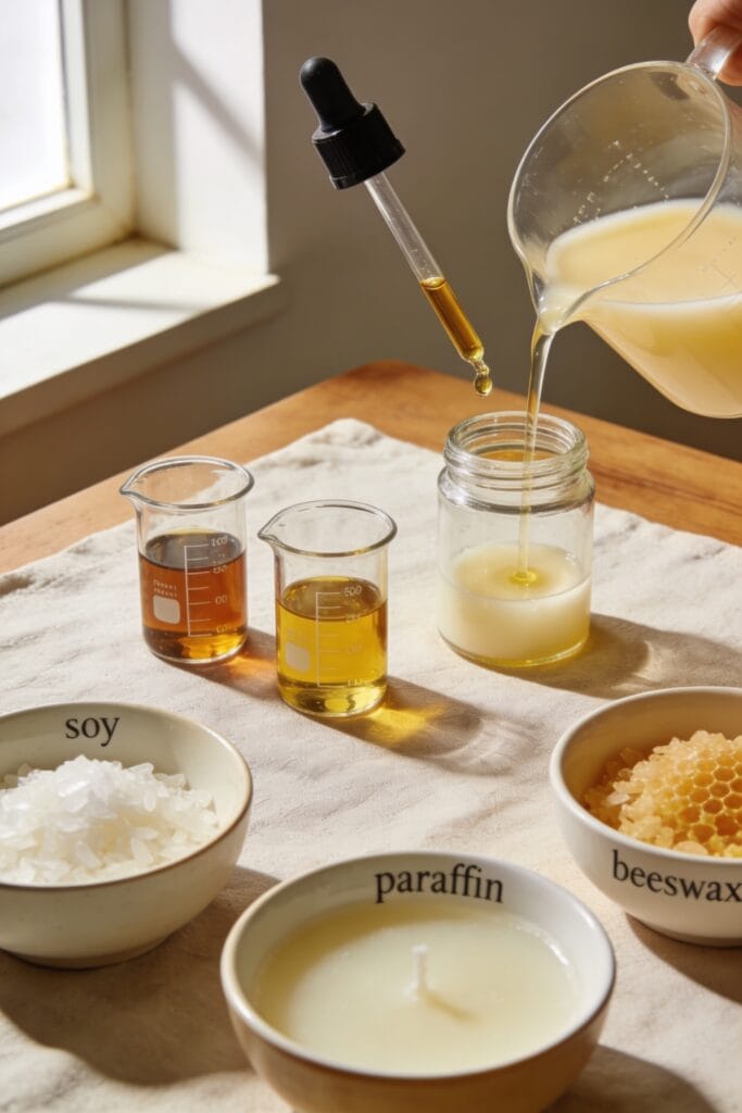 safe essential oil amounts by wax