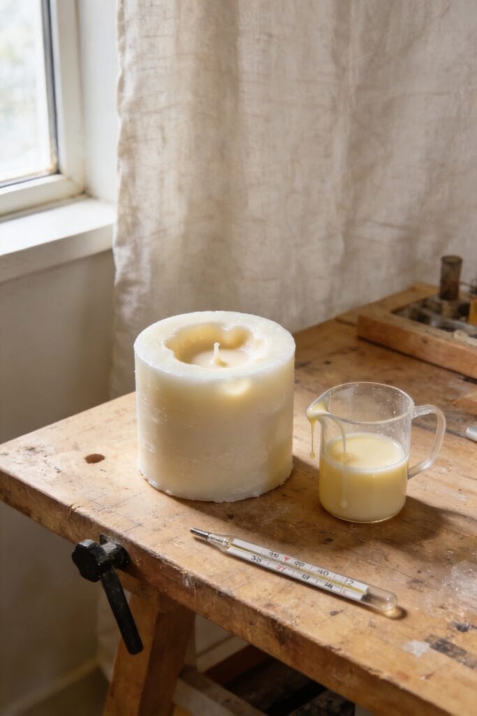 soy wax cooling shrinkage