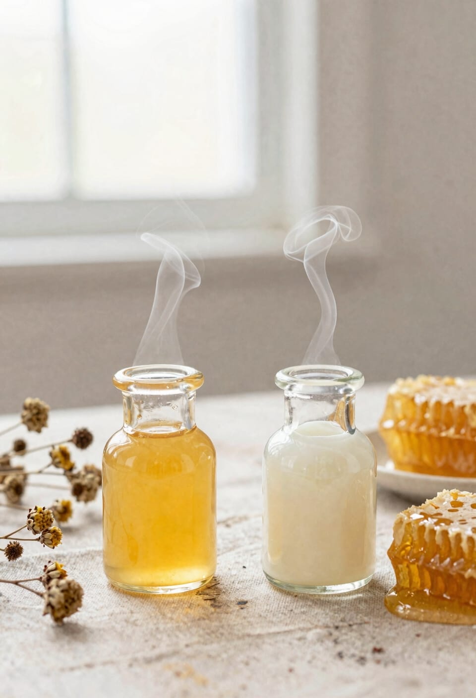 yellow beeswax honey white neutral